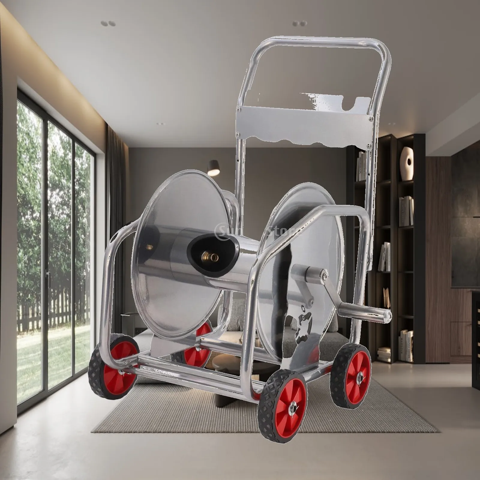Industrial Water Hose Reel Cart Strong Steel Frame Outdoor Mobile Water Pipe Storage for Yard Lawn Garden
Industrial Water Hose Reel Cart Strong Steel Frame Outdoor Mobile Water Pipe Storage for Yard Lawn Garden