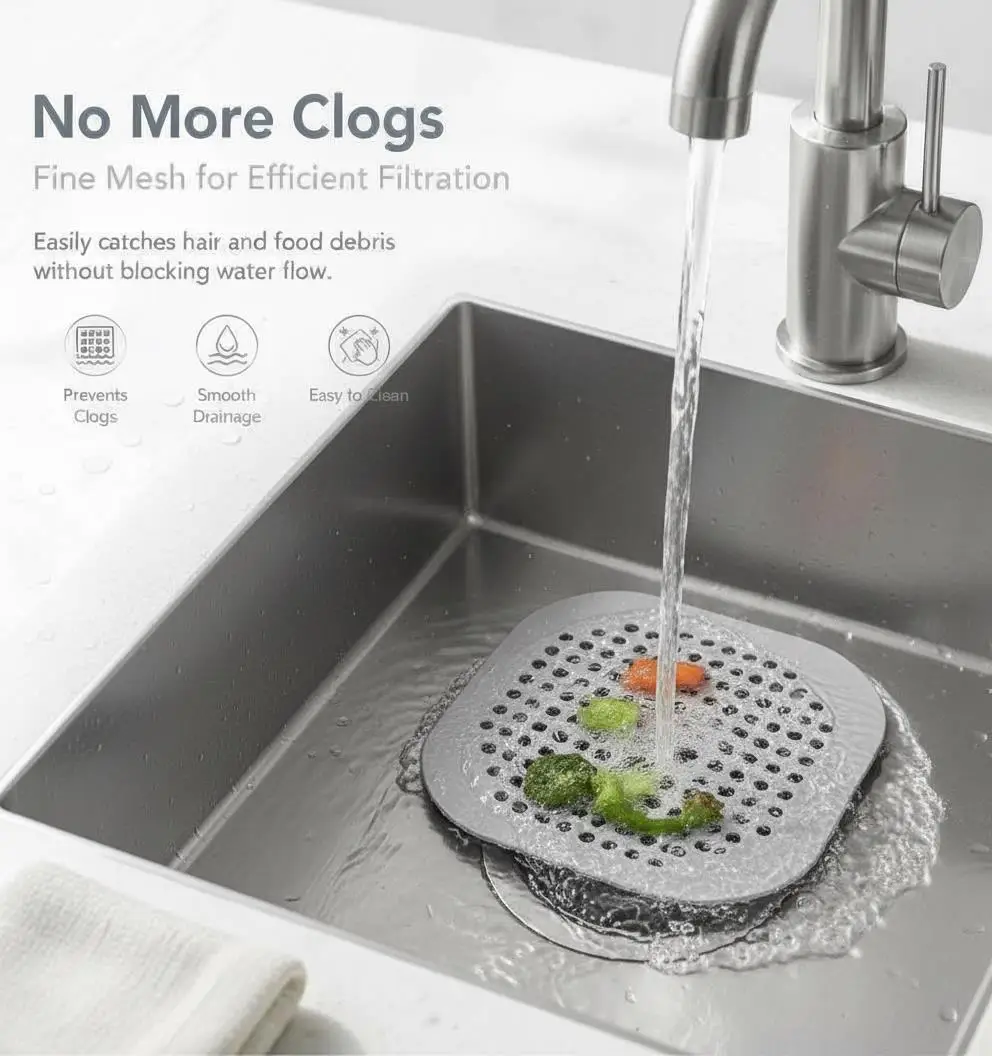 Silicone Plug Stopper Sink Strainer Hair Catcher for Kitchen Sewer Bathroom Floor Bathtub Shower Drain Water Filter Home Bathroom Kitchen Accessories drain hair catcher cocina accesorios de cocina novedosos kitchen ванная аксессуары kichen accessories
Silicone Plug Stopper Sink Strainer Hair Catcher for Kitchen Sewer Bathroom Floor Bathtub Shower Drain Water Filter Home Bathroom Kitchen Accessories drain hair catcher cocina accesorios de cocina novedosos kitchen ванная аксессуары kichen accessories