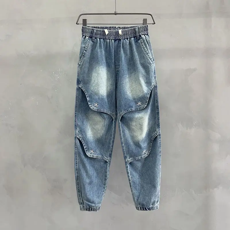 New Men's High-End Dstring Denim Jeans Trendy Brand Long Pants Spring Autumn American Sle Harlan Pants Cuffed
New Men's High-End Dstring Denim Jeans Trendy Brand Long Pants Spring Autumn American Sle Harlan Pants Cuffed