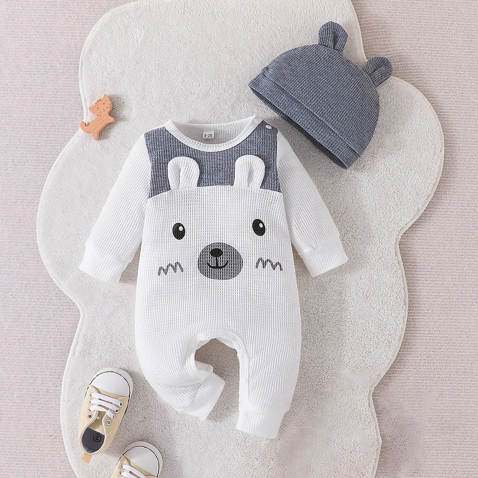 Baby Winter Newborn Toddler Boys Girls Long Sleeve Cartoon Prints Romper Jumpsuit Hat Kids Clothes Picture Day Outfits Girls
Baby Winter Newborn Toddler Boys Girls Long Sleeve Cartoon Prints Romper Jumpsuit Hat Kids Clothes Picture Day Outfits Girls