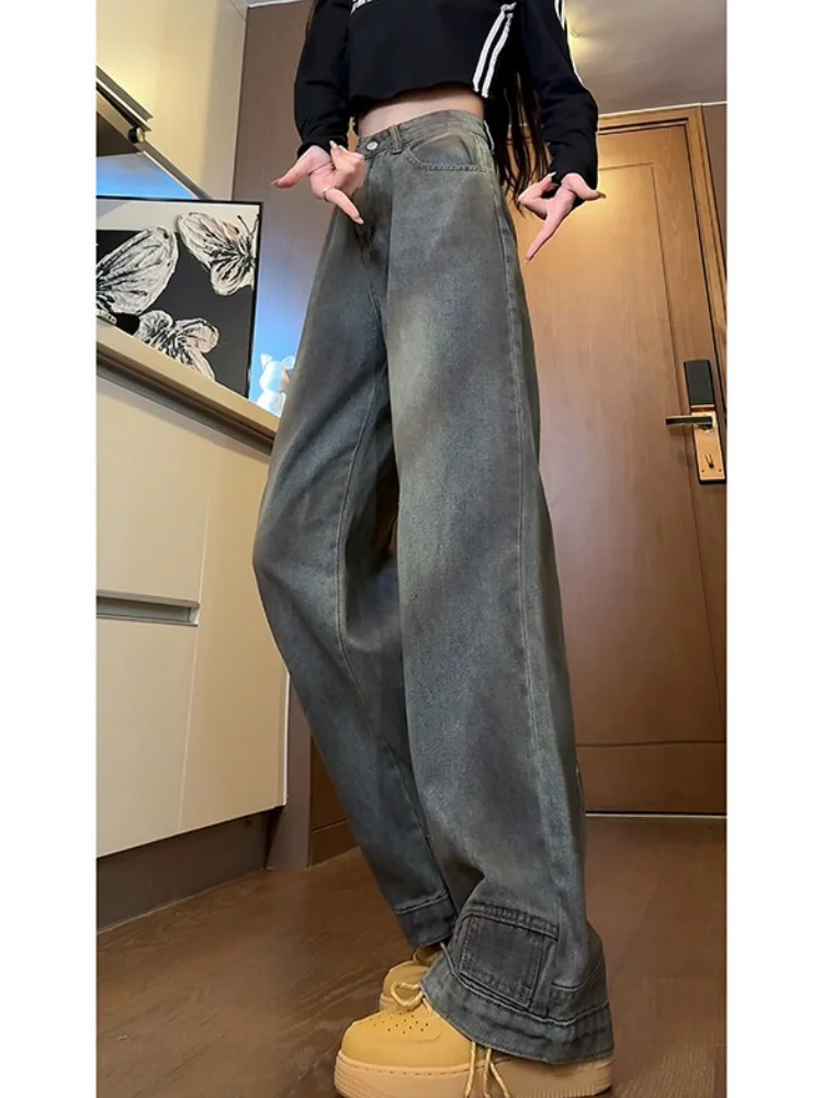 Мужские джинсы American Sle Dyed Inside out Dir, в стиле хип-хоп, модные, зауженные, с широкими штанинами, молодежные, прямые, повседневные.
Мужские джинсы American Sle Dyed Inside out Dir, в стиле хип-хоп, модные, зауженные, с широкими штанинами, молодежные, прямые, повседневные.