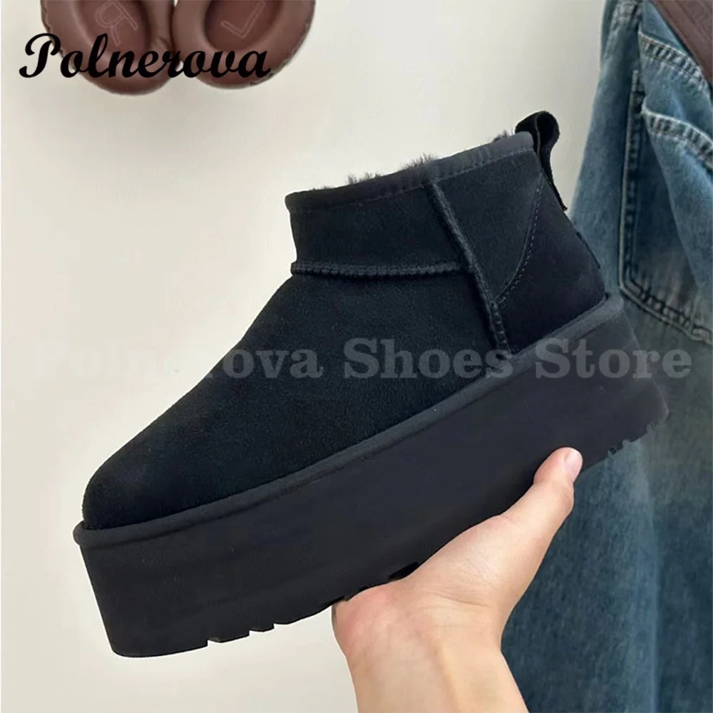 Winter Warm Snow Boots for Women Chunky Platform Plush Ankle Boots Cotton Padded Shoes Female Waterproof Slippers Loafers
Winter Warm Snow Boots for Women Chunky Platform Plush Ankle Boots Cotton Padded Shoes Female Waterproof Slippers Loafers