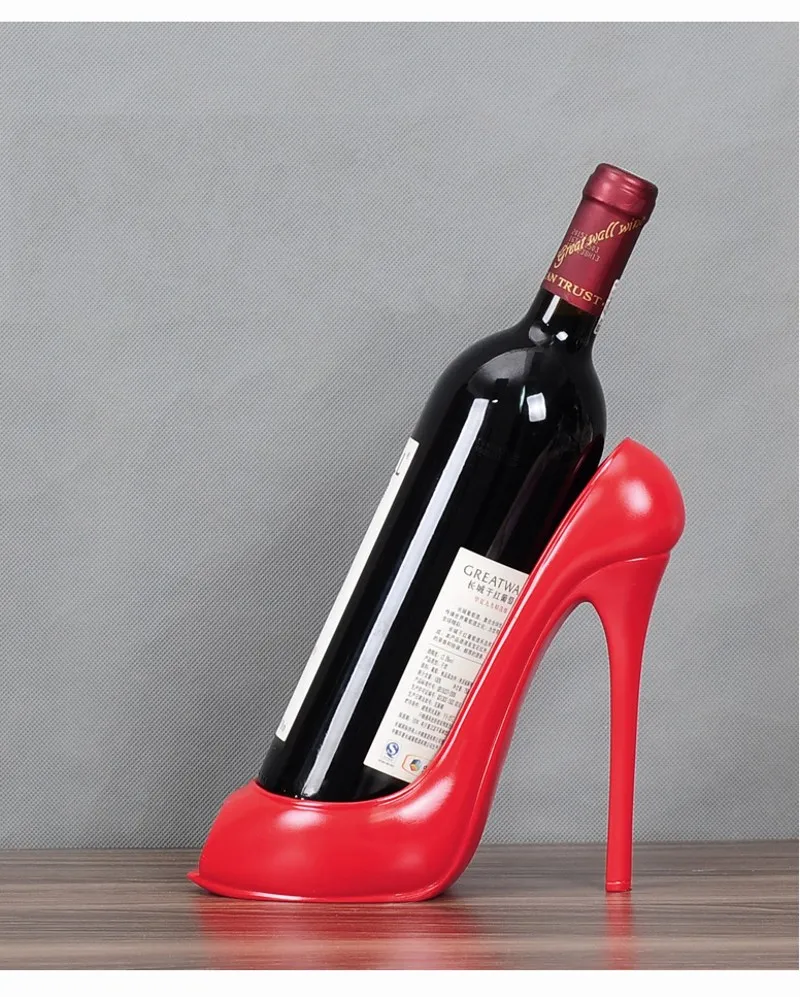 Creative High Heel Shoe Wine Bottle Holder Stylish Wine Rack Basket Accessories Home Living Room Desk Decor Collection
Creative High Heel Shoe Wine Bottle Holder Stylish Wine Rack Basket Accessories Home Living Room Desk Decor Collection