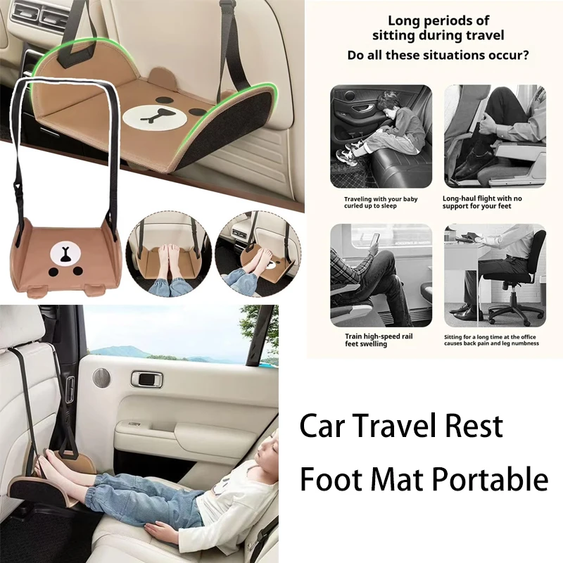 Car Travel Rest Foot Mat Portable Auto Backseat Suspension Hammock Office Footstool Suspension Adjust Interior Trim Supplies
Car Travel Rest Foot Mat Portable Auto Backseat Suspension Hammock Office Footstool Suspension Adjust Interior Trim Supplies