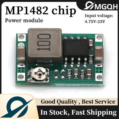 Mini360 DC-DC Convertidor Módulo reductor Módulo de fuente de alimentación 4,75-23V a 1-17V 340KHz Mini-360 Ultra pequeño