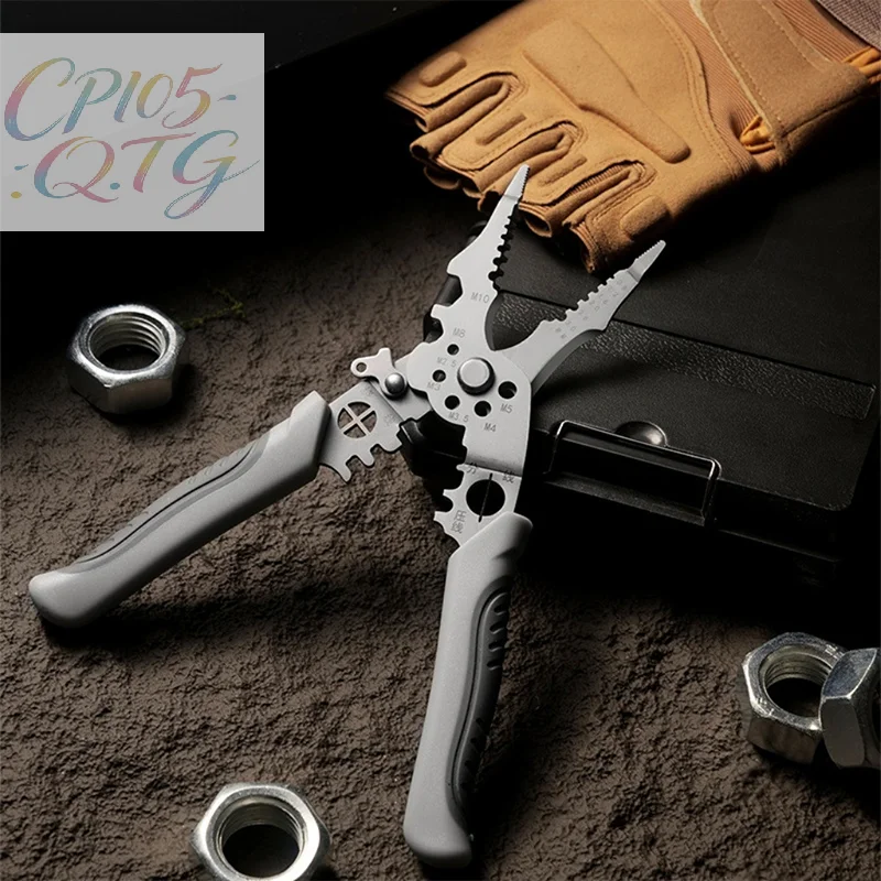 Hot Sale Multifunctional Wire Stripper Cable Cutter Pliers Non-slip Decrustation Pliers Electrical Cable Pulling Stripping Tools
Hot Sale Multifunctional Wire Stripper Cable Cutter Pliers Non-slip Decrustation Pliers Electrical Cable Pulling Stripping Tools