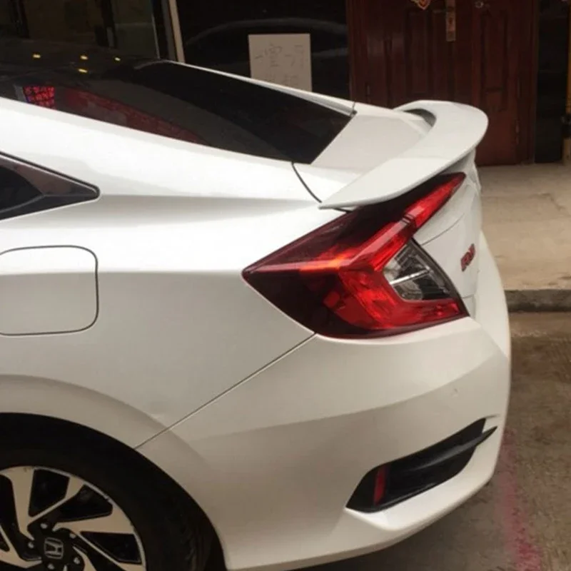 For Honda 10th Civic Gen Sedan 4 Door spoiler 2016-2020 ABS Plastics Car Rear trunk cover wings
For Honda 10th Civic Gen Sedan 4 Door spoiler 2016-2020 ABS Plastics Car Rear trunk cover wings