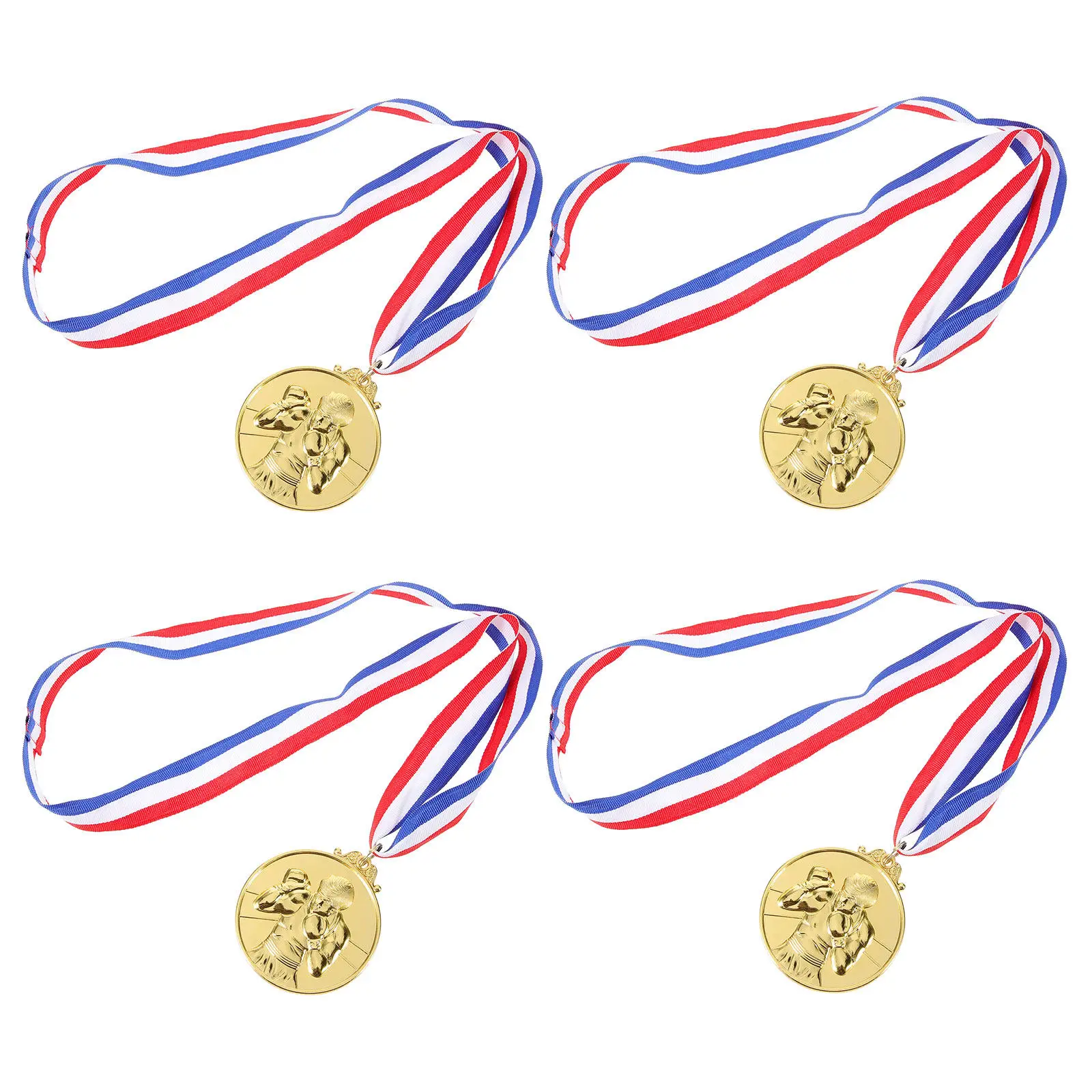 4 шт. спортивные медали из цинкового сплава с золотым покрытием и шнурком, награда-трофей для победителей соревнований
4 шт. спортивные медали из цинкового сплава с золотым покрытием и шнурком, награда-трофей для победителей соревнований