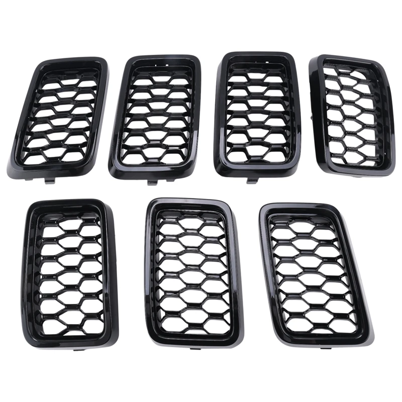 Black Car Front Insert Mesh Grille Decoration Cover Front Radiator Inlet Grill Trim For Jeep Cherokee 2019 2020 2021
Black Car Front Insert Mesh Grille Decoration Cover Front Radiator Inlet Grill Trim For Jeep Cherokee 2019 2020 2021