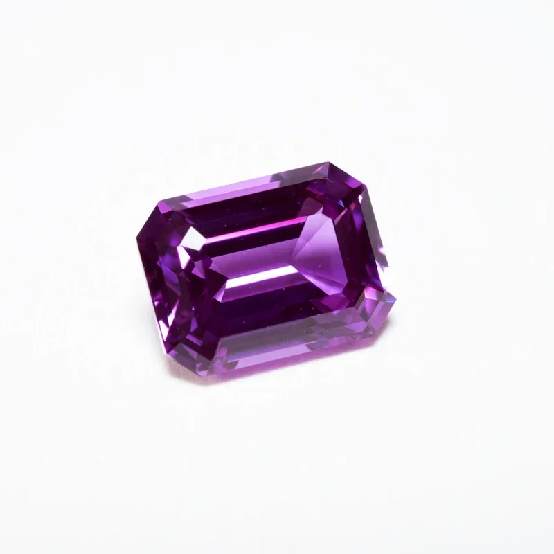 Top Emerald Shape Purplish Red Color Lab Grown Sapphire Charms Gemstones DIY Ring Necklace Earrings Main Materials With Certifi
Top Emerald Shape Purplish Red Color Lab Grown Sapphire Charms Gemstones DIY Ring Necklace Earrings Main Materials With Certifi