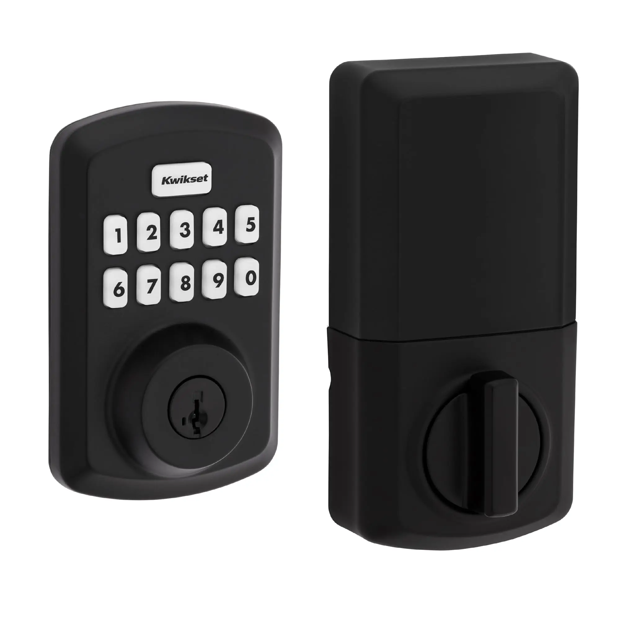 Kwikset Powerbolt 250 Keypad Deadbolt, Matte Black Electronic Door Lock with Auto-Lock, Keyless Entry for Home Front Door
Kwikset Powerbolt 250 Keypad Deadbolt, Matte Black Electronic Door Lock with Auto-Lock, Keyless Entry for Home Front Door