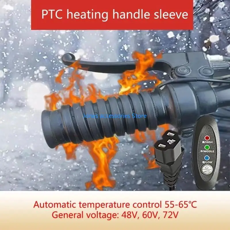 W8KD 3-Gear Motorcycle Heated Hand Grips Waterproof Thermal E-bike ATV Handlebar Heater Warmer 48V 60V 72V
W8KD 3-Gear Motorcycle Heated Hand Grips Waterproof Thermal E-bike ATV Handlebar Heater Warmer 48V 60V 72V