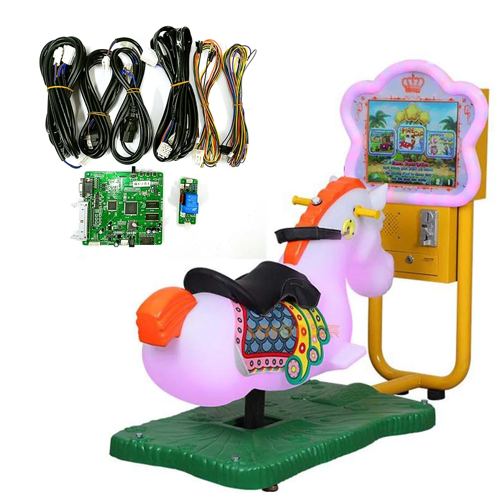 Crazy Horse 2 in 1 Kiddie Rides Video Game Kit Children DIY Arcade New Version Motherboard Coin Operated Accessories
Crazy Horse 2 in 1 Kiddie Rides Video Game Kit Children DIY Arcade New Version Motherboard Coin Operated Accessories