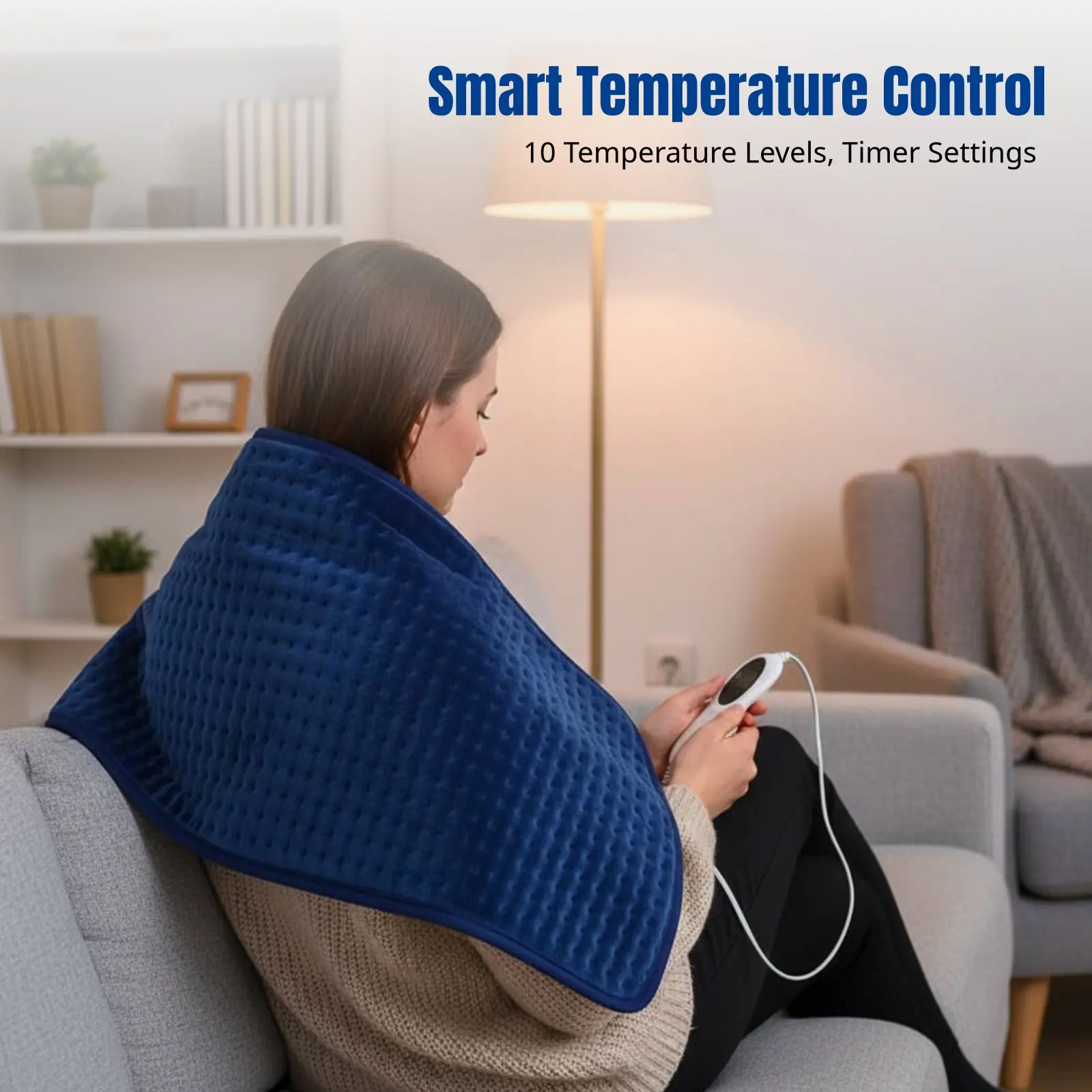 Electric Heating Therapy Waist Belt, Multi-Position Adjustable Timer, Soft Material, For Home, Office, Travel
Electric Heating Therapy Waist Belt, Multi-Position Adjustable Timer, Soft Material, For Home, Office, Travel