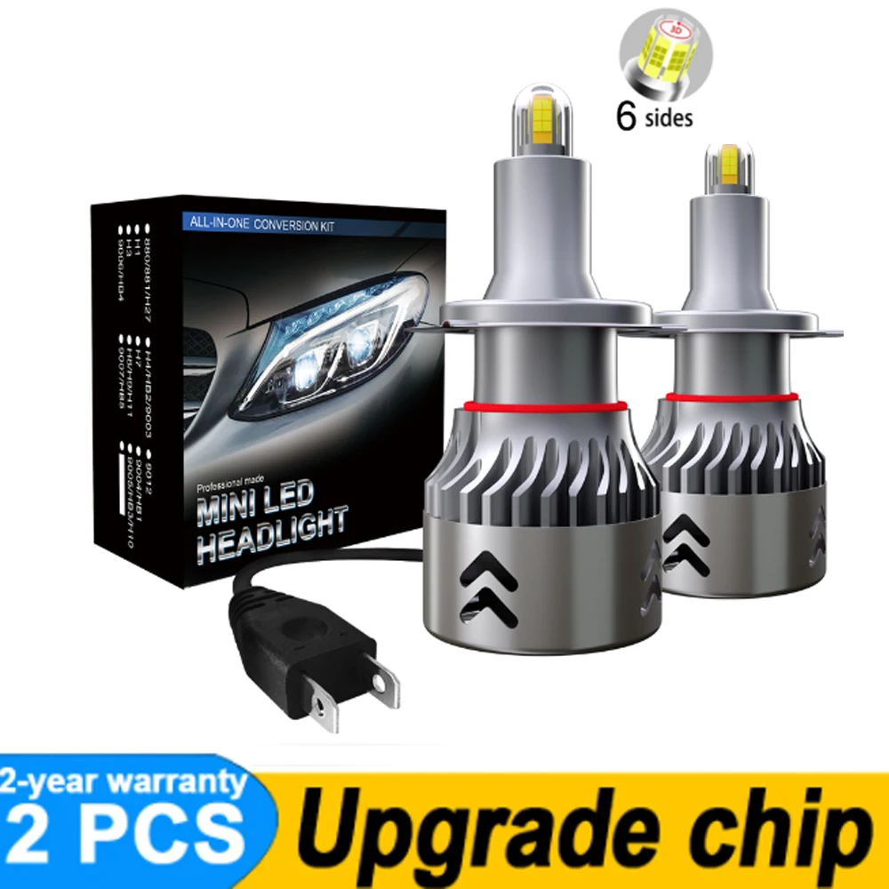 New CSP Mini H7 LED H4 H1 H11 Car Headlight Bulbs H8 HB3 HB4 9005 9006 120W 30000LM 6000K 12V 24V Auto Fog Lights
New CSP Mini H7 LED H4 H1 H11 Car Headlight Bulbs H8 HB3 HB4 9005 9006 120W 30000LM 6000K 12V 24V Auto Fog Lights