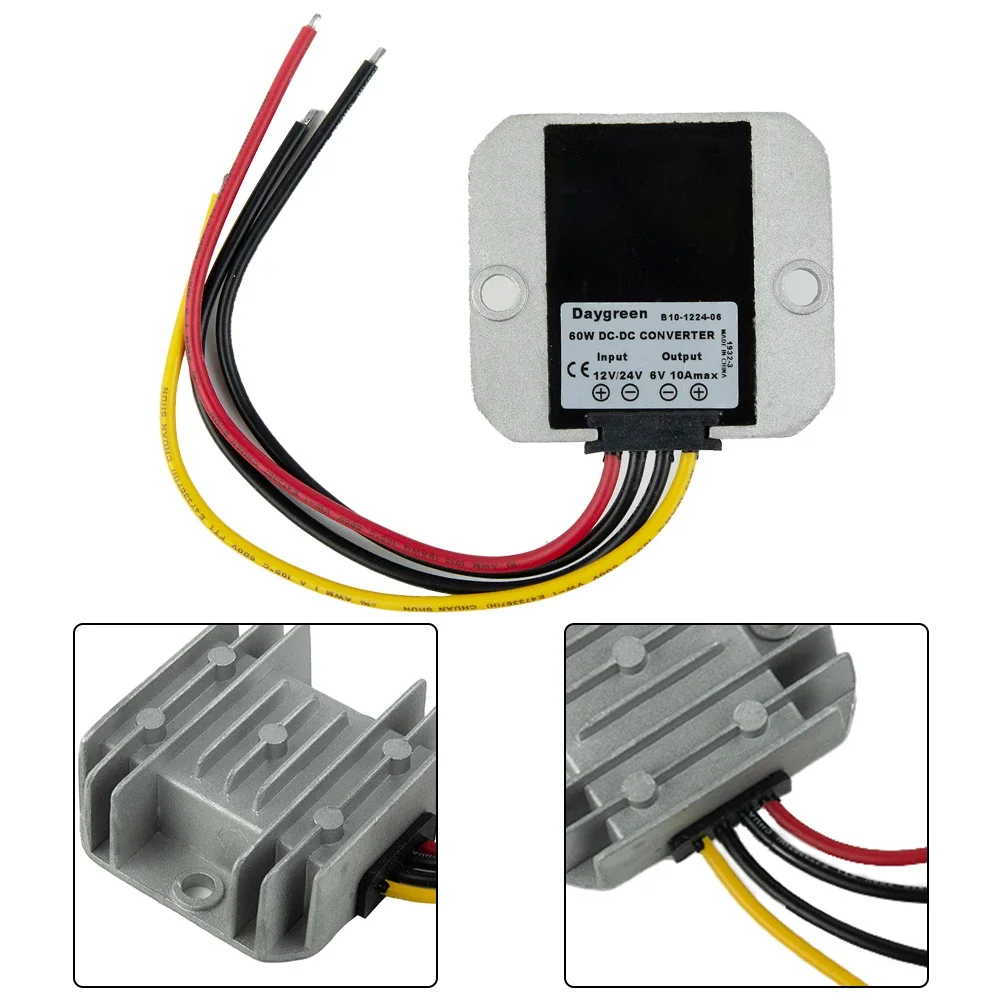 Power Converter Regulator 12V24V To 6V DC-DC Step Down Module 60W 10A Waterproof H10-1224-06 Power Converter 50mVp
Power Converter Regulator 12V24V To 6V DC-DC Step Down Module 60W 10A Waterproof H10-1224-06 Power Converter 50mVp