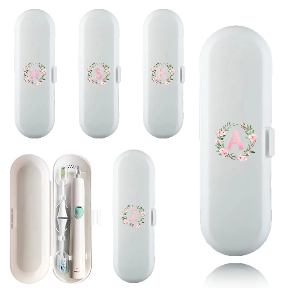 Portable Electric Toothbrush Case Toothbrush Travel Storage Box Lightweight Container Dustproof Durable Wreath Letter Pattern
Portable Electric Toothbrush Case Toothbrush Travel Storage Box Lightweight Container Dustproof Durable Wreath Letter Pattern