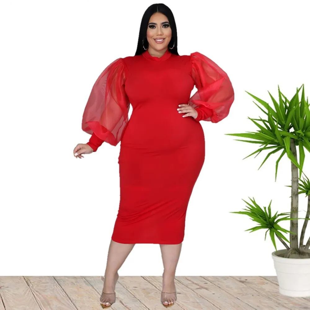 Large Size Women's Spring New Round Neck Slim Fit Bubble Sleeve Mid Length Dress Sq0194 2025 Party Summer Elegantes Casual Y2k
Large Size Women's Spring New Round Neck Slim Fit Bubble Sleeve Mid Length Dress Sq0194 2025 Party Summer Elegantes Casual Y2k