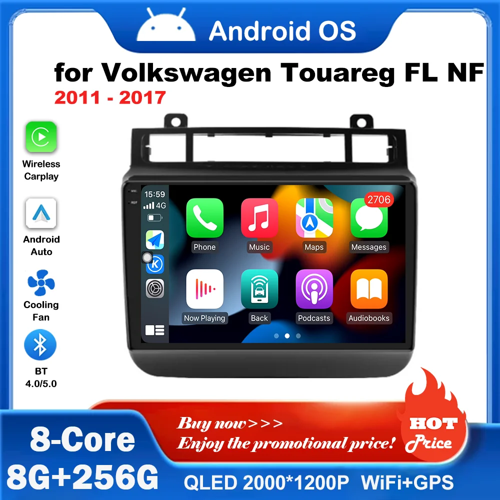 for Volkswagen Touareg FL NF 2011 - 2017 GPS Navigation Split Screen Android Auto Car Audio Multimedia Player 4G Carplay WiFi BT
for Volkswagen Touareg FL NF 2011 - 2017 GPS Navigation Split Screen Android Auto Car Audio Multimedia Player 4G Carplay WiFi BT