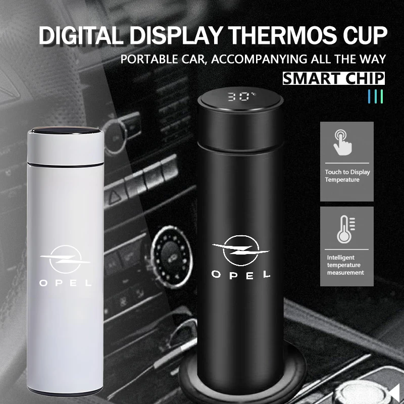 500ML Intelligent Temperature Thermos Bottle Stainless Steel Water Bottle For Opel Corsa D Astra G H J K F Mokka C Zafira B
500ML Intelligent Temperature Thermos Bottle Stainless Steel Water Bottle For Opel Corsa D Astra G H J K F Mokka C Zafira B