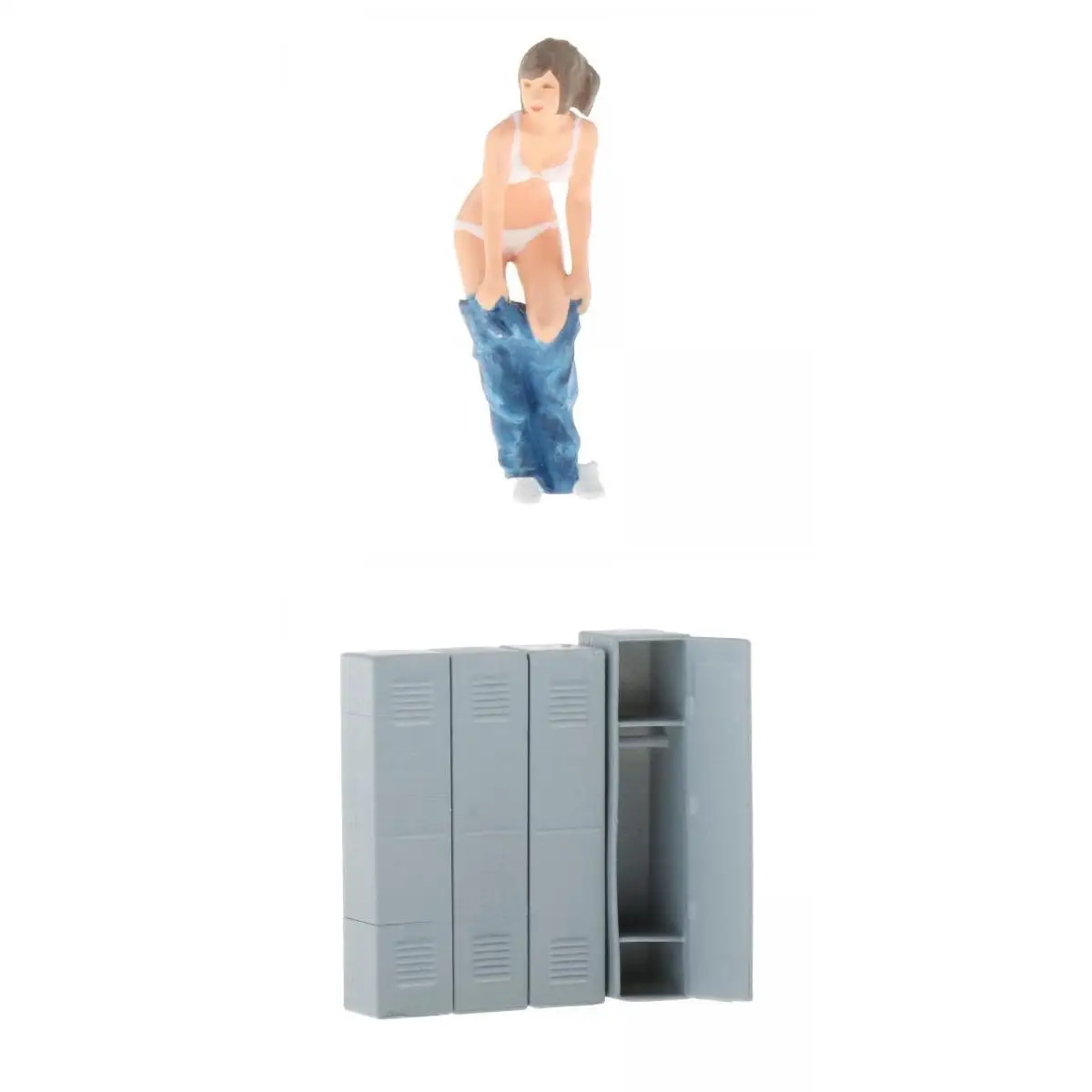 Mini 1/64 Scenario Figures Resin Figurine Diorama Model Girl And Wardrobe
Mini 1/64 Scenario Figures Resin Figurine Diorama Model Girl And Wardrobe