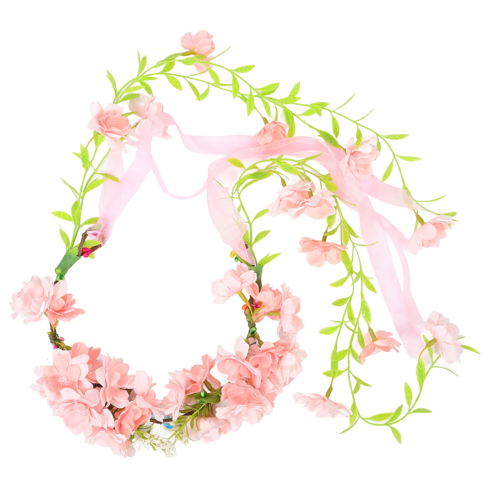 Simulated Cherry Blossom Headdress Floral Headpiece for Women Artificial Flower Bride Headband Fake Crown
Simulated Cherry Blossom Headdress Floral Headpiece for Women Artificial Flower Bride Headband Fake Crown