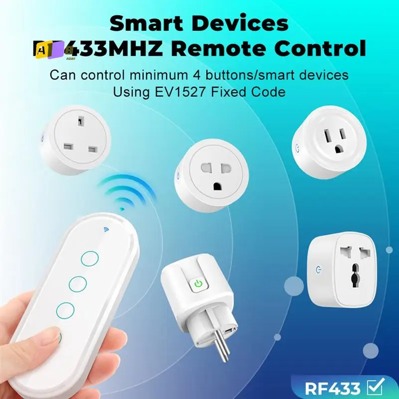 A08F-Smart Home New 433Mhz 4 Key Ev1527 Coding Key Remote Control Switch Rf Transmitter Wireless Remote Control
A08F-Smart Home New 433Mhz 4 Key Ev1527 Coding Key Remote Control Switch Rf Transmitter Wireless Remote Control