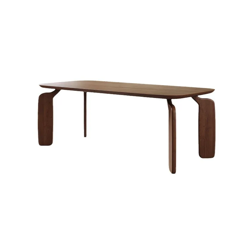 Simple and creative ash wood dining table design elephant legs, all solid wood dining table and chair combination
Simple and creative ash wood dining table design elephant legs, all solid wood dining table and chair combination