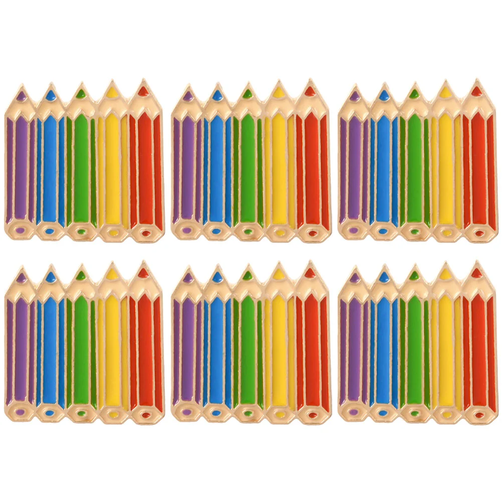 6 Pcs Pencil Brooches Alloy Mini Stylish Cartoon Jewelry Women Lapel Pin Collar Decor Alloy Pencil Pin Gift
6 Pcs Pencil Brooches Alloy Mini Stylish Cartoon Jewelry Women Lapel Pin Collar Decor Alloy Pencil Pin Gift