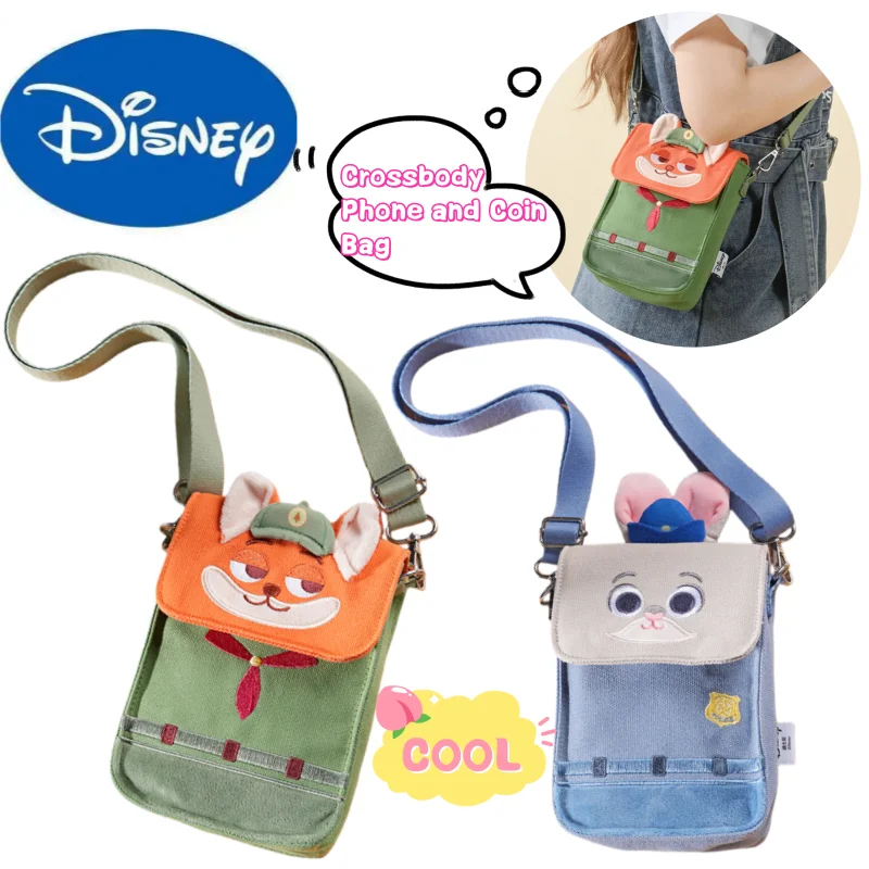 Disney Judy Hopps Nick Wilde High-value Creative Crossbody Mobile Coin Purse Cartoon Cute Outdoor Commuter Makeup Storage Bag
Disney Judy Hopps Nick Wilde High-value Creative Crossbody Mobile Coin Purse Cartoon Cute Outdoor Commuter Makeup Storage Bag