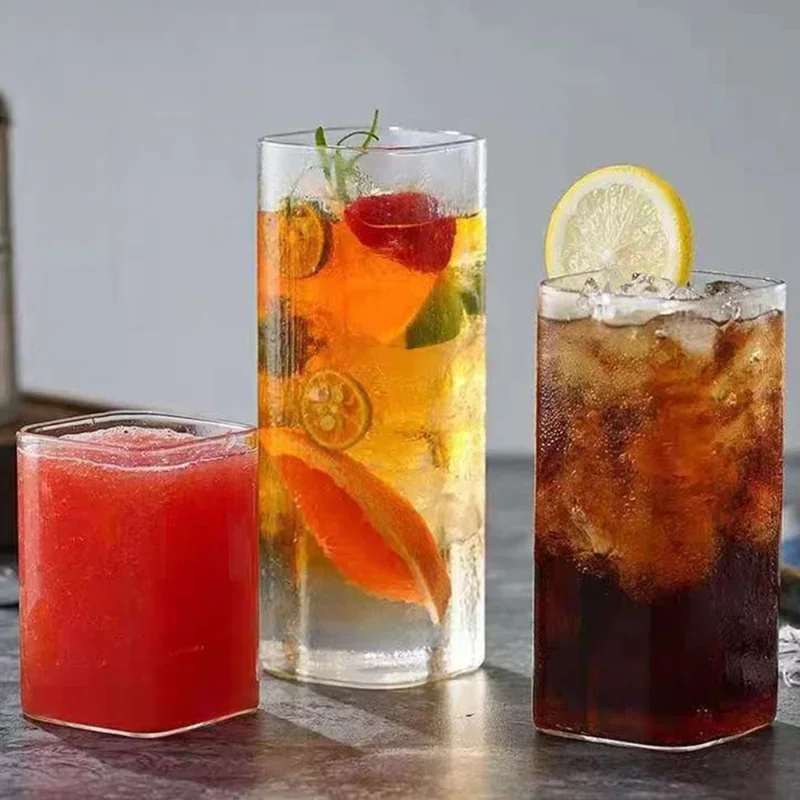 New Simple Square Glass Cup Transparent Cold Drinking Cups Coffee Mug Breakfast Milk Juice Beer Cups Kitchen Bar Accessory
New Simple Square Glass Cup Transparent Cold Drinking Cups Coffee Mug Breakfast Milk Juice Beer Cups Kitchen Bar Accessory