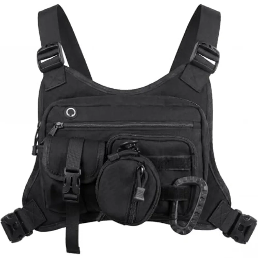 Outdoor Chest Pack for Men Women 900D Oxford Durable Chest Bag With Detachable Mini Coin Pouch for Hiking Camping Running Cycli
Outdoor Chest Pack for Men Women 900D Oxford Durable Chest Bag With Detachable Mini Coin Pouch for Hiking Camping Running Cycli