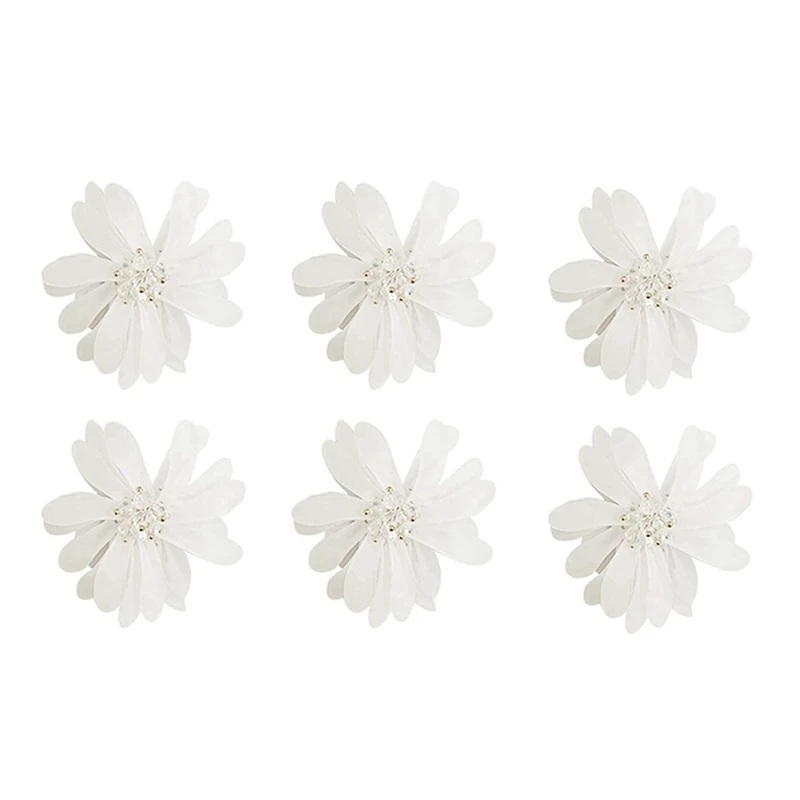 Acrylic Flower Napkin Rings Napkin Ring Set Of 6, Handmade Napkin Rings For Wedding, Valentine's, Banquet, Birthday Table Decor
Acrylic Flower Napkin Rings Napkin Ring Set Of 6, Handmade Napkin Rings For Wedding, Valentine's, Banquet, Birthday Table Decor