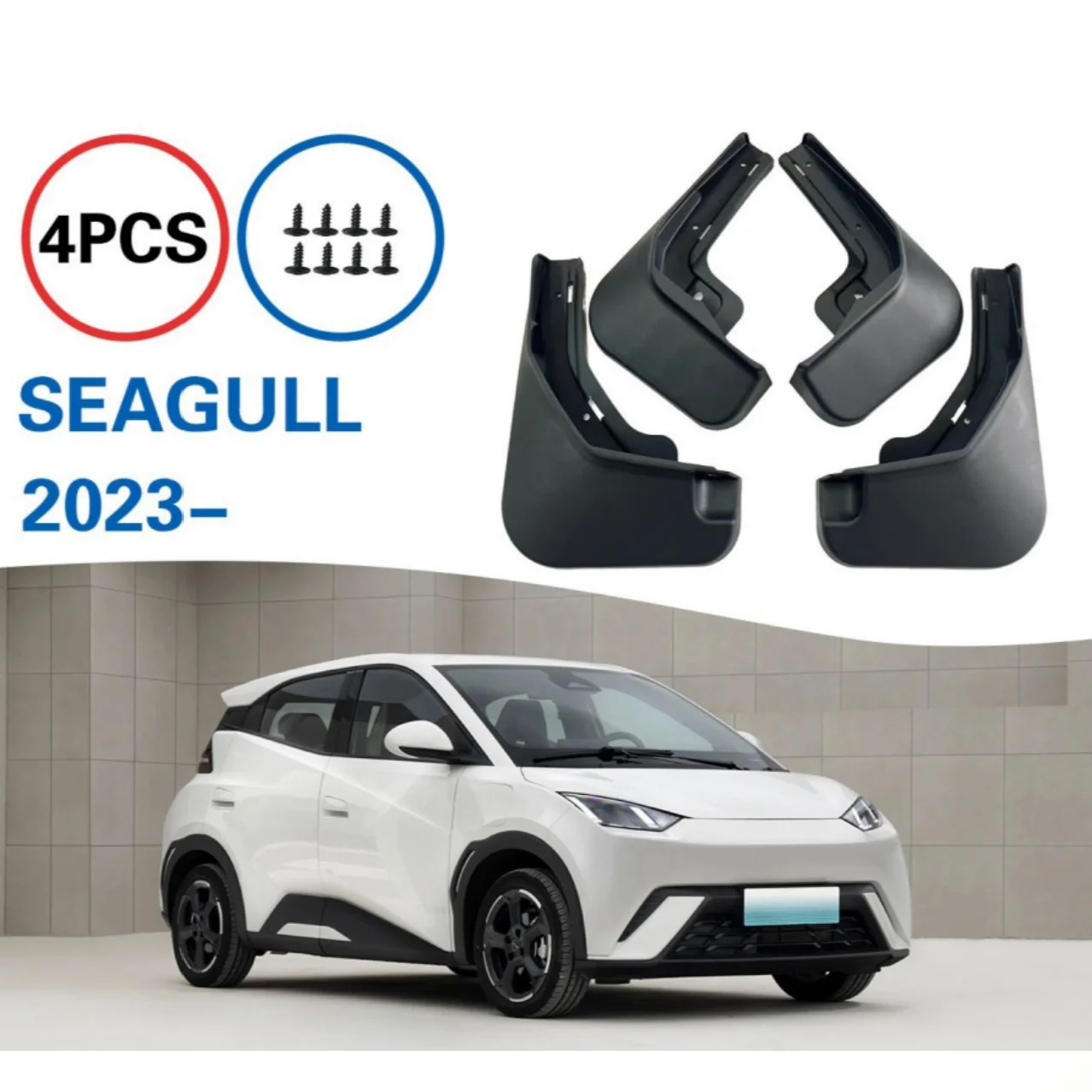 High Quality PP Fender For BYD Seagull 2023 ATTO1 2024 Car Mudguards Cover Flares Splash Guard Exterior Mud Flaps Accessories
High Quality PP Fender For BYD Seagull 2023 ATTO1 2024 Car Mudguards Cover Flares Splash Guard Exterior Mud Flaps Accessories