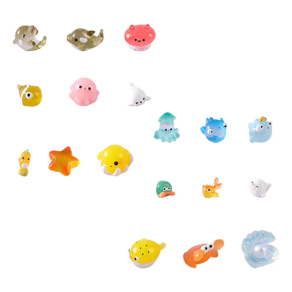 18pcs Mini Ocean Animal Figurines Resin Sea Creatures Decorations Adorable Statues for Desktop Car Micro Landscape Ornaments
18pcs Mini Ocean Animal Figurines Resin Sea Creatures Decorations Adorable Statues for Desktop Car Micro Landscape Ornaments