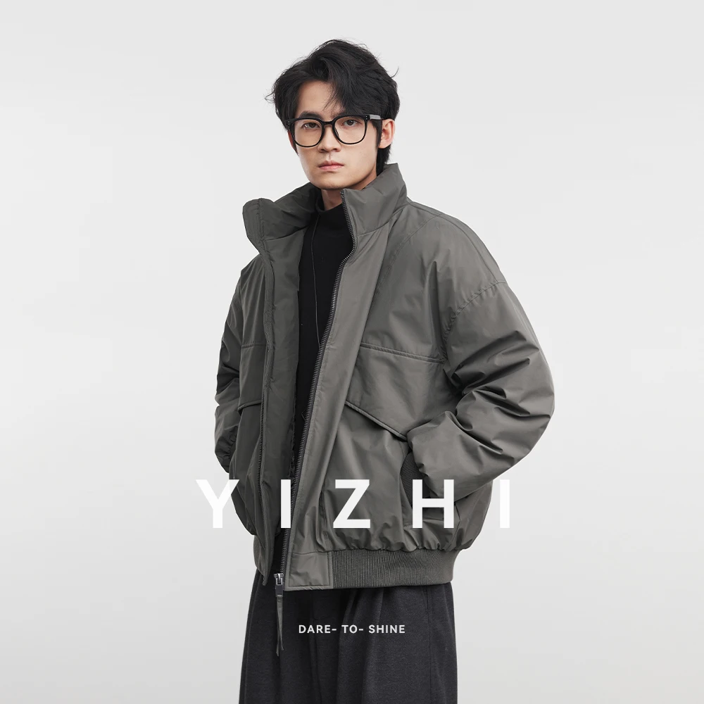 Fashion Men's Stand Collar Workwear Down Jacket 2025 Winter New Warm Casual Loose Trendy Outerwear Jacket Top
Fashion Men's Stand Collar Workwear Down Jacket 2025 Winter New Warm Casual Loose Trendy Outerwear Jacket Top