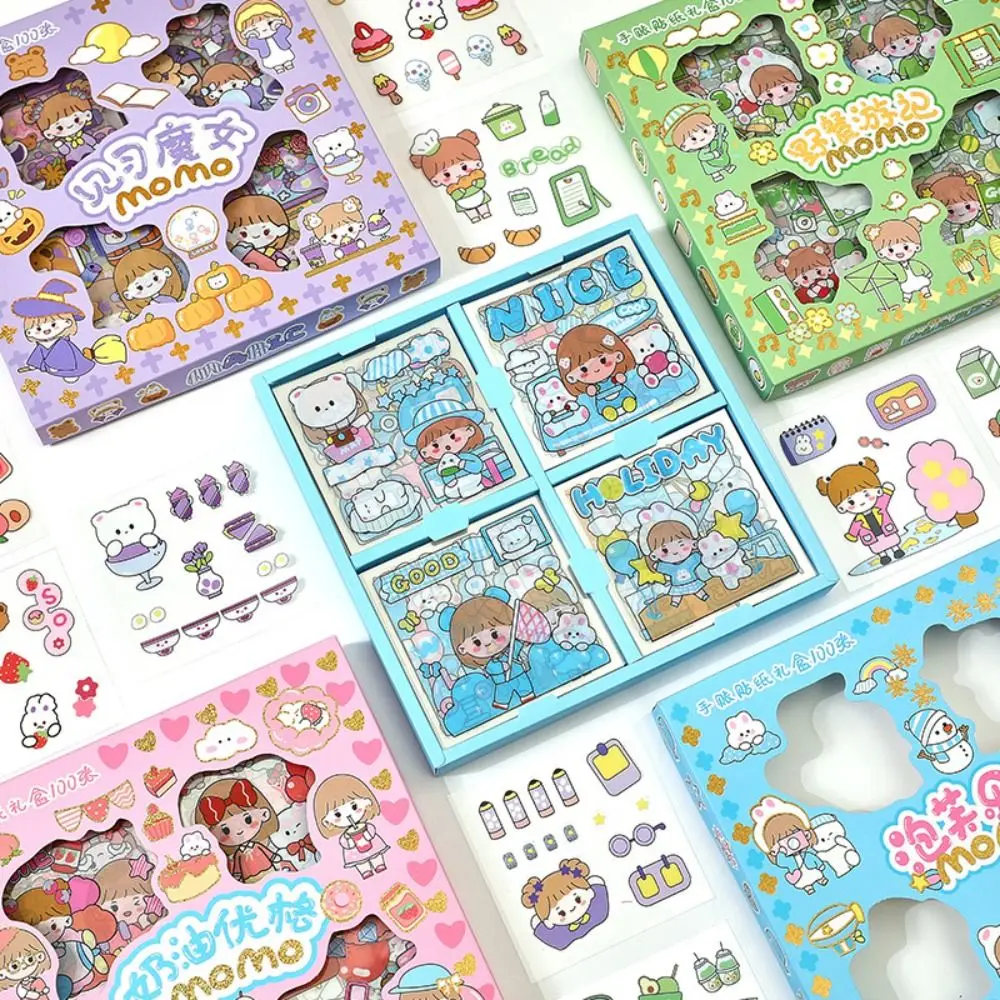 100pcs Waterproof Cartoon Stickers DIY Transparent Scrapbook Decorative Stickers Mug Decorative Decals PET Water Bottle Decor
100pcs Waterproof Cartoon Stickers DIY Transparent Scrapbook Decorative Stickers Mug Decorative Decals PET Water Bottle Decor