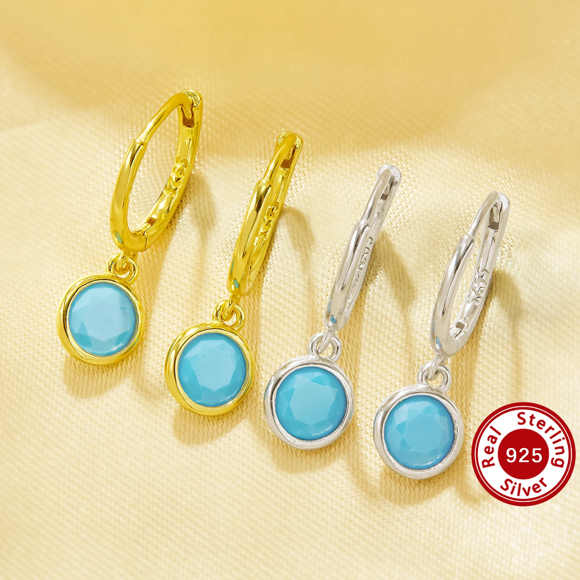 Simulated Blue Turquoise Minimalist Round Hoop Earring,Solid 925 Sterling Silver Gold Plated Earrings,Simple Earrings 6310105
Simulated Blue Turquoise Minimalist Round Hoop Earring,Solid 925 Sterling Silver Gold Plated Earrings,Simple Earrings 6310105