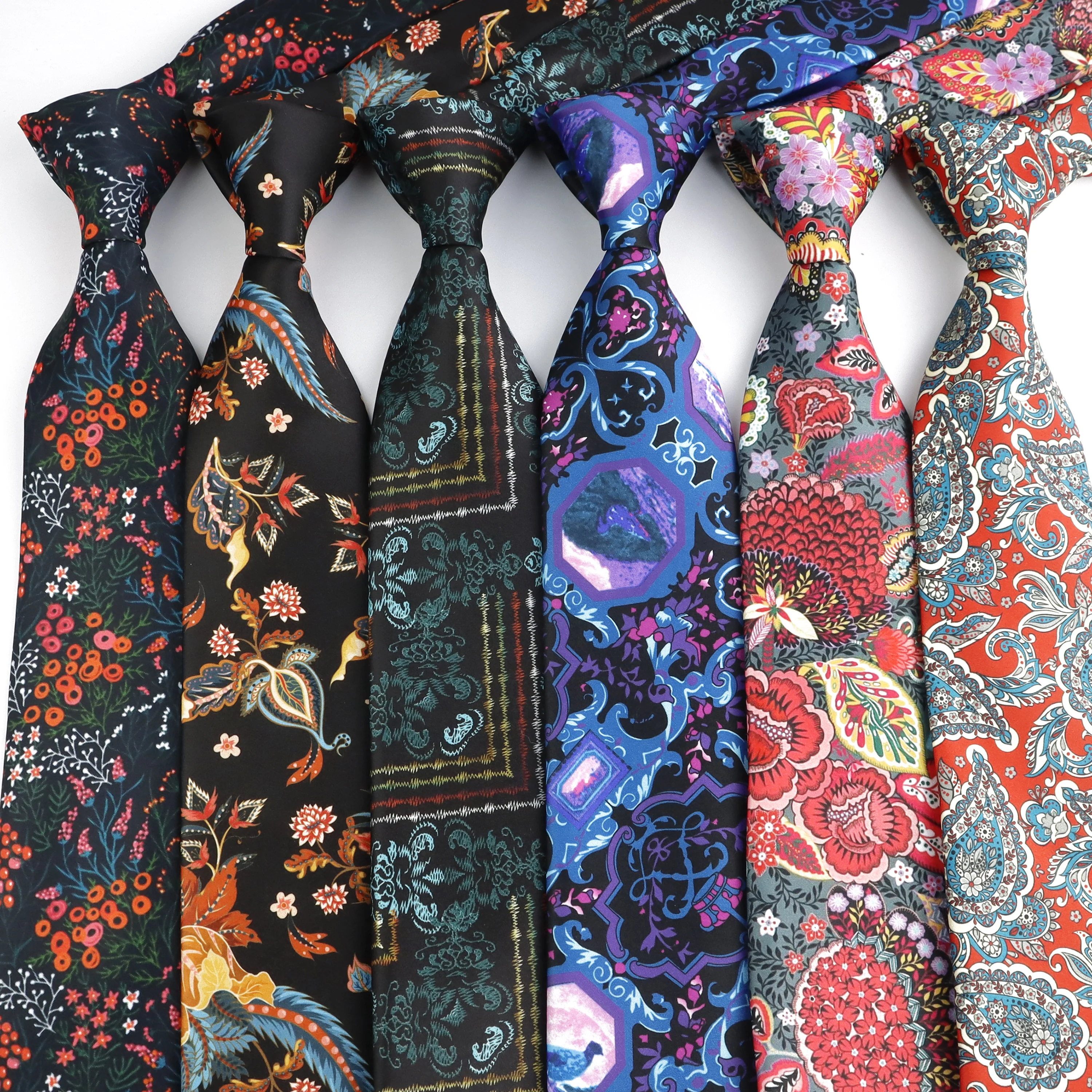 Novelty Vintage Floral Men Tie Super Soft Slik Polyester Printed Necktie Wedding Party Dinner Groom Suit Shirt Accessory Gift
Novelty Vintage Floral Men Tie Super Soft Slik Polyester Printed Necktie Wedding Party Dinner Groom Suit Shirt Accessory Gift