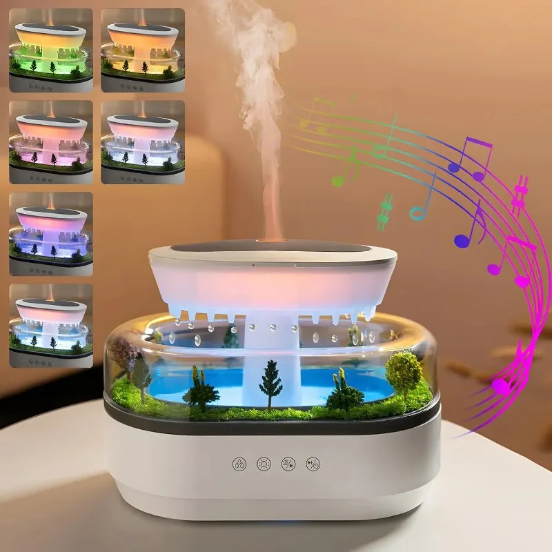 250ml Microlandscape Raindrop Essential Oil Aromatherapy Diffuser Colorful Light Ultrasonic Aroma Humidifier for Home Bedroom
250ml Microlandscape Raindrop Essential Oil Aromatherapy Diffuser Colorful Light Ultrasonic Aroma Humidifier for Home Bedroom