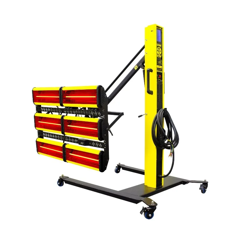 Mobile temperature measurement ranging paint lamp automobile painting short wave line
Mobile temperature measurement ranging paint lamp automobile painting short wave line
