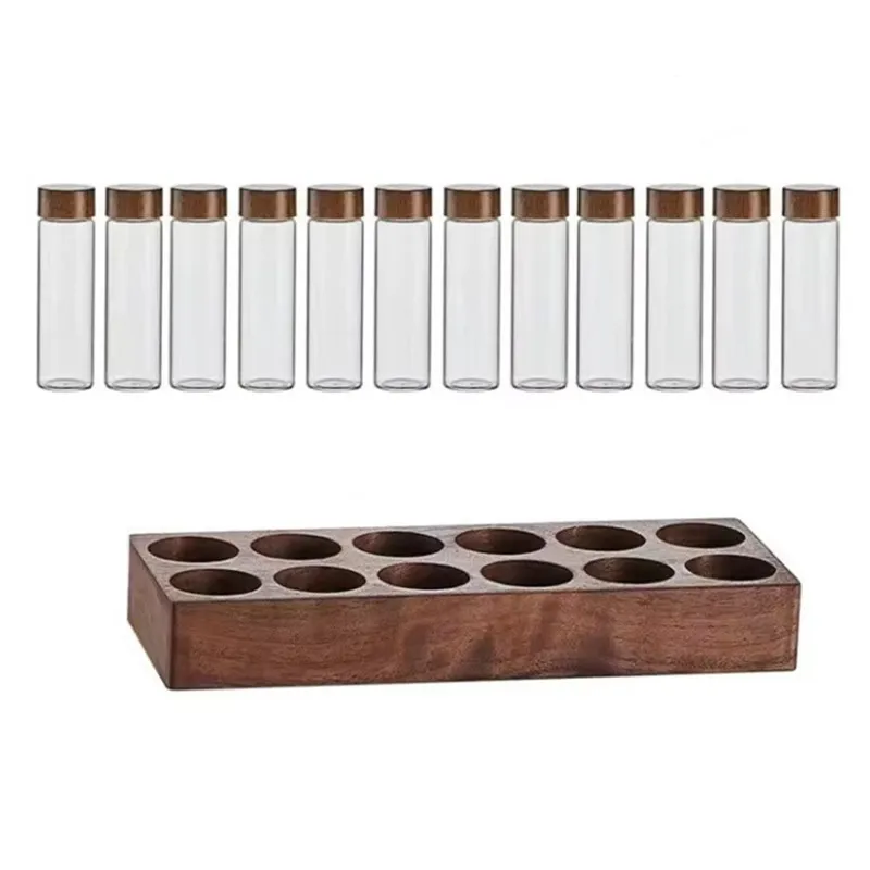 6/12 Coffee Bean Can Storage Container Glass Display Rack Coffee Beans Divided Into Bottle Single Tube Storage Coffee Sealed Can
6/12 Coffee Bean Can Storage Container Glass Display Rack Coffee Beans Divided Into Bottle Single Tube Storage Coffee Sealed Can