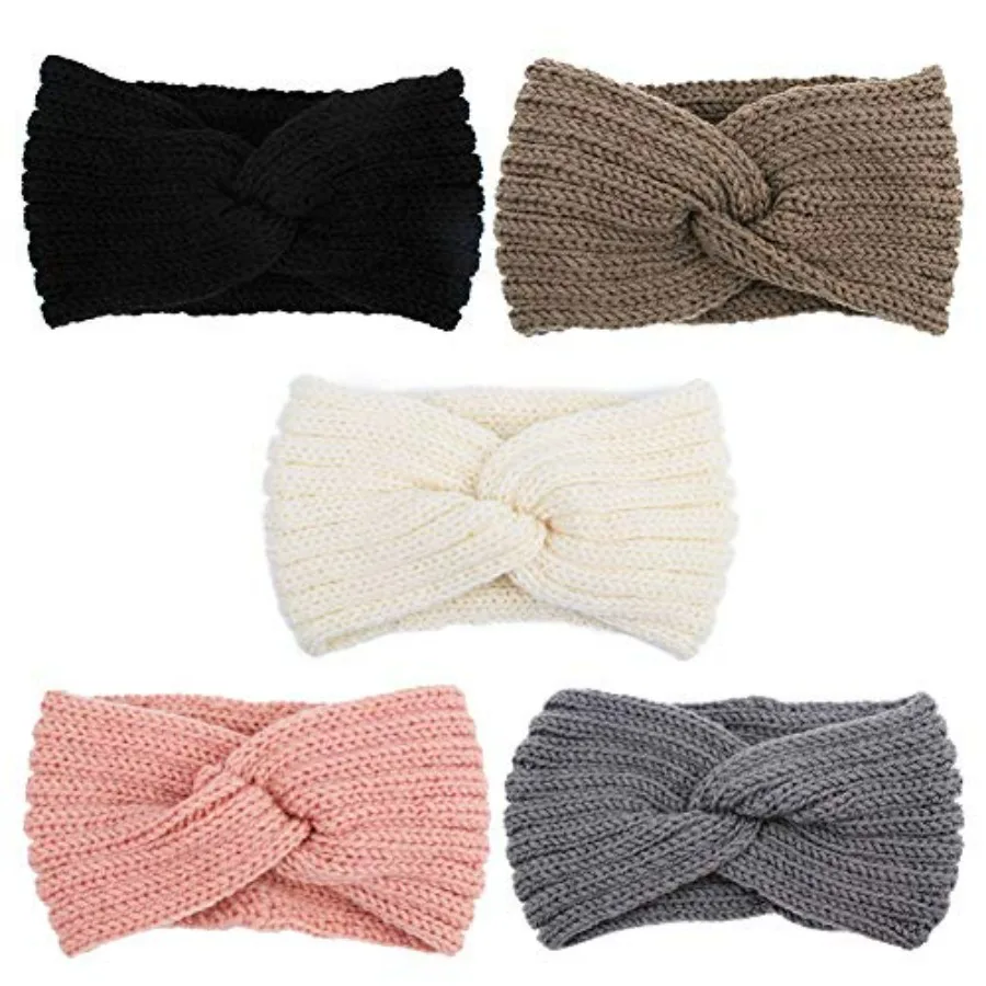 Knit Wide Headband for Winter 5 Pieces Women Ear Warmers Truban Headbands Thick headbands for Women Girls
Knit Wide Headband for Winter 5 Pieces Women Ear Warmers Truban Headbands Thick headbands for Women Girls