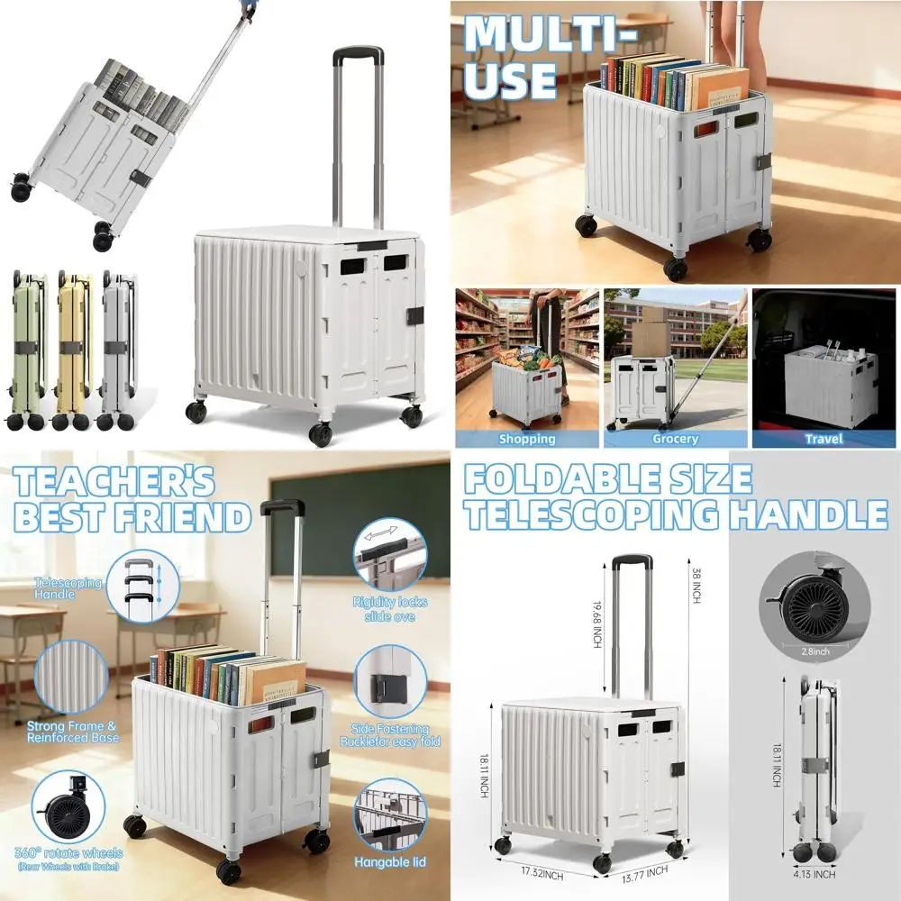 Складной ящик на колесиках с 4 поворотными колесами, сверхмощный для офиса/дома/большой, минималистичный стиль
Складной ящик на колесиках с 4 поворотными колесами, сверхмощный для офиса/дома/большой, минималистичный стиль