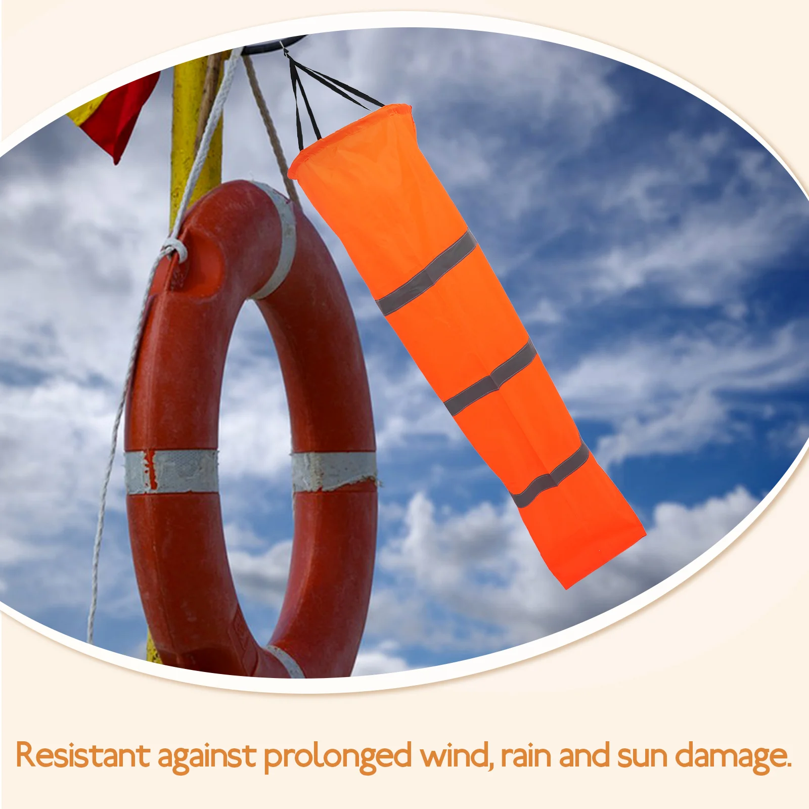 Waterproof Fluorescent Windsock Cone Wind Vane Durable Thickened Ripstop Easy Install Outdoor Wind Measurement Weather Indicator
Waterproof Fluorescent Windsock Cone Wind Vane Durable Thickened Ripstop Easy Install Outdoor Wind Measurement Weather Indicator