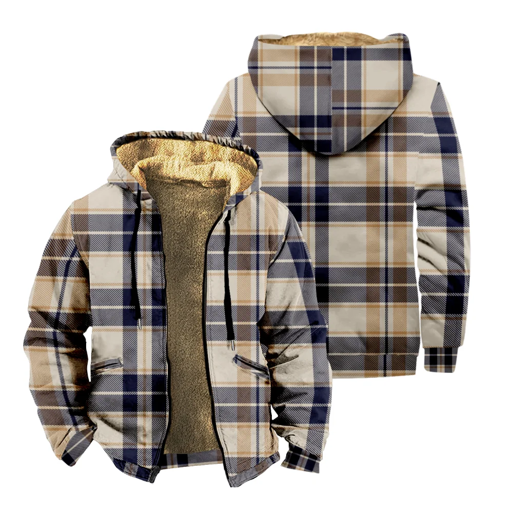 Men's Winter Vintage Parkas Long Sleeve Light Color Plaid Pattern Print Jacket for Men/Women Thick Clothing Streetwear
Men's Winter Vintage Parkas Long Sleeve Light Color Plaid Pattern Print Jacket for Men/Women Thick Clothing Streetwear