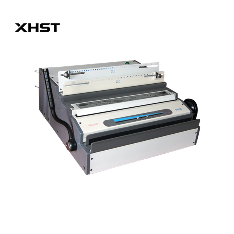 SG-0608B Desktop Electric 2:1 and 3:1 Double Wire 2in1 Punching and Binding Machine
SG-0608B Desktop Electric 2:1 and 3:1 Double Wire 2in1 Punching and Binding Machine