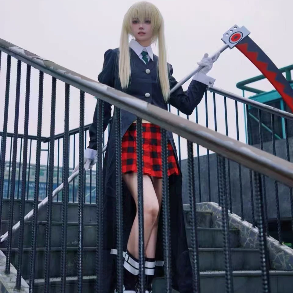 Maka Albarn Cosplay Anime Soul Eater Maka Cos Costume Women Girl Skirt Gloves Uniform Suit Halloween Party Roleplay Outfit
Maka Albarn Cosplay Anime Soul Eater Maka Cos Costume Women Girl Skirt Gloves Uniform Suit Halloween Party Roleplay Outfit