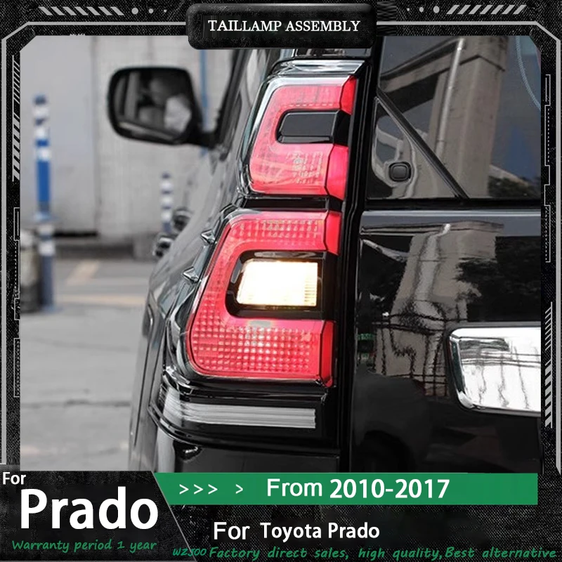Car Lights For Toyota Prado Taillights 2010-2017 Prado LED Tail Lamp Dynamic Turn Signal Light Car Taillights Assembly
Car Lights For Toyota Prado Taillights 2010-2017 Prado LED Tail Lamp Dynamic Turn Signal Light Car Taillights Assembly