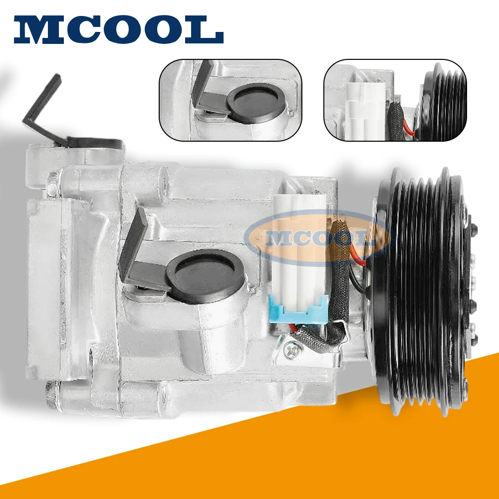 QS70 A/C AC Compressor with Clutch For Chevrolet Spark 1.2L 2013-2014 CO29144AN 95194690 95371557 42787366 97453 4 Groove
QS70 A/C AC Compressor with Clutch For Chevrolet Spark 1.2L 2013-2014 CO29144AN 95194690 95371557 42787366 97453 4 Groove